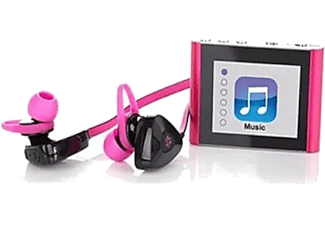 ECLIPSE Fit Clip Plus BT Kulaklık Bluetooth 8GB USB 2.0 Dijital MP3 Fuşya