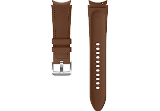 SAMSUNG Galaxy Watch4 (20mm, M/L) Classic Hibrit Deri Kordon Kahverengi