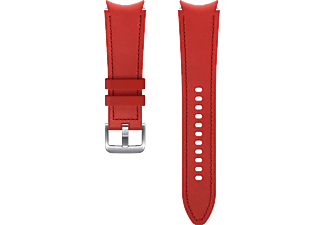 SAMSUNG Galaxy Watch4 Classic Hibrit Deri Kordon (20mm, M/L) Kırmızı