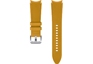 SAMSUNG Galaxy Watch4 Classic Hibrit Deri Kordon (20mm, M/L) Sarı