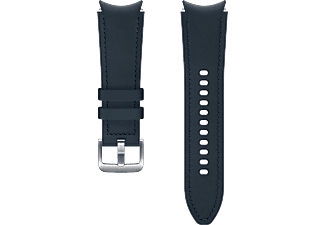 SAMSUNG Galaxy Watch4 Classic Hibrit Deri Kordon (20mm, S/M) Koyu Mavi