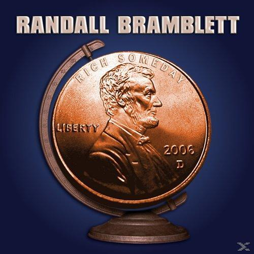 Randall Bramblett 'Rich Someday' albumának borítója. Egy penny a glóbuszban.