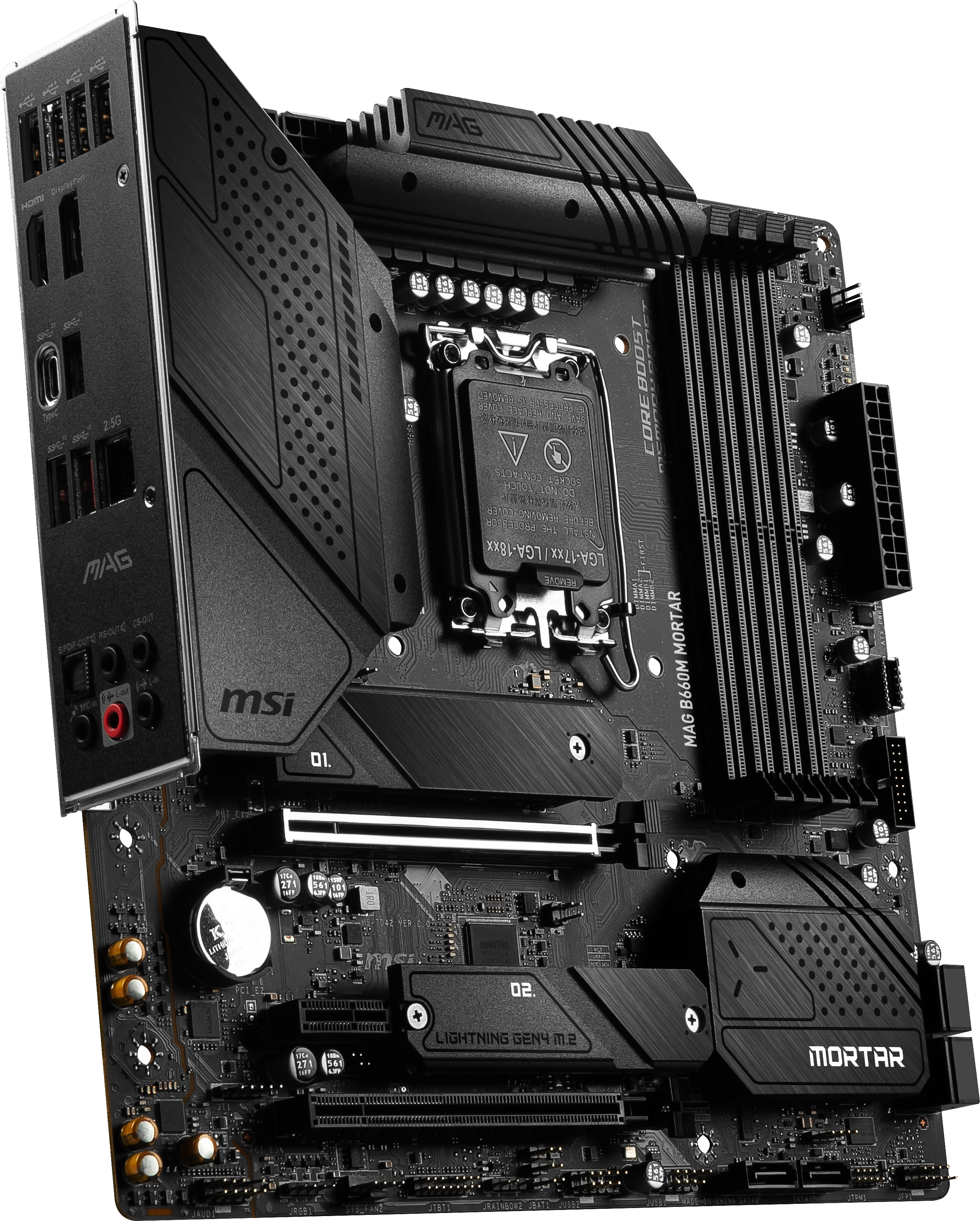 MSI MAG B660M MORTAR (7D42-013R) Mainboard Schwarz