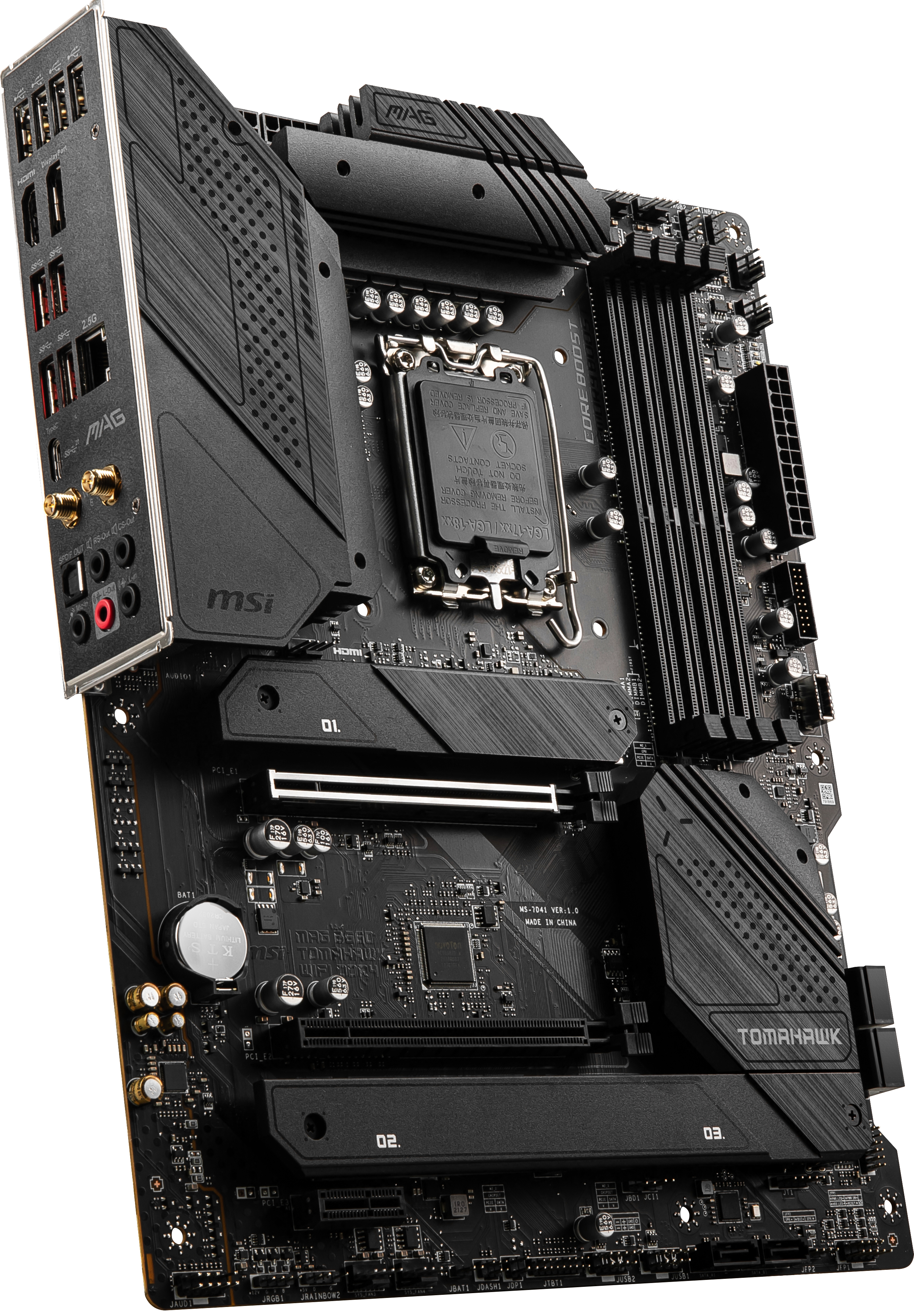 MSI MAG B660 TOMAHAWK WIFI DDR4 (7D41-001R) Mainboard Schwarz