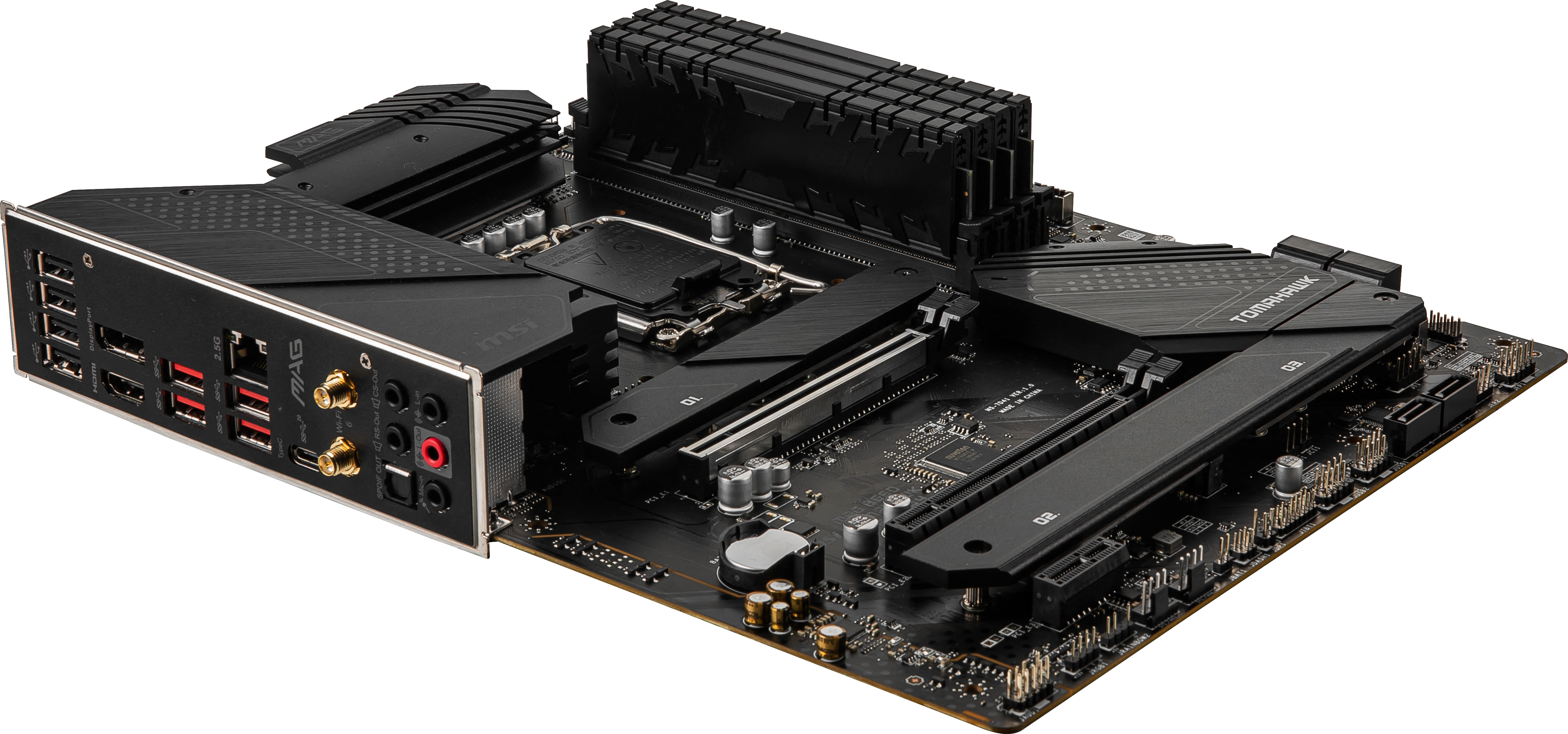 MSI MAG B660 TOMAHAWK WIFI DDR4 (7D41-001R) Mainboard Schwarz