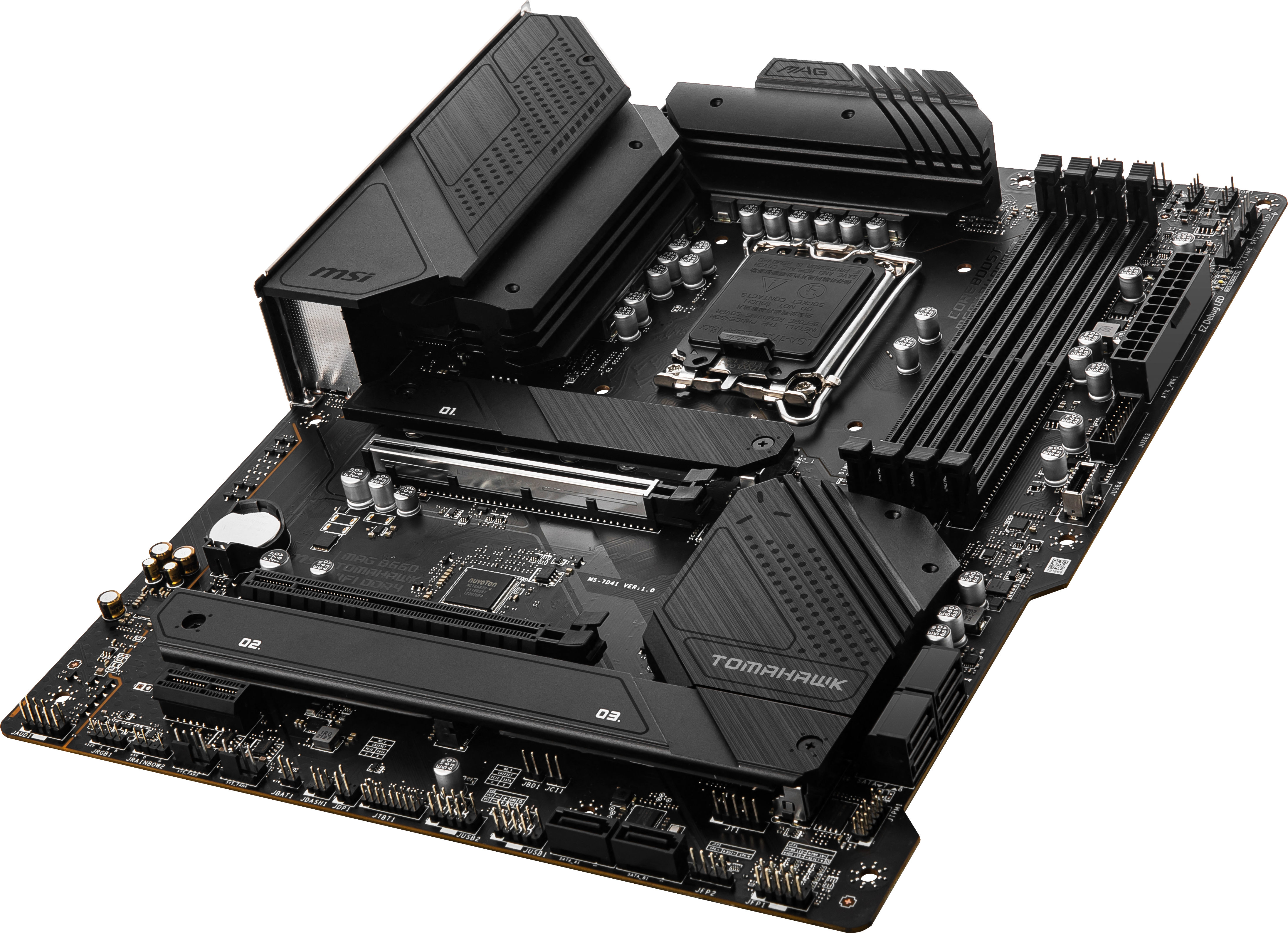 MSI MAG B660 TOMAHAWK WIFI DDR4 (7D41-001R) Mainboard Schwarz