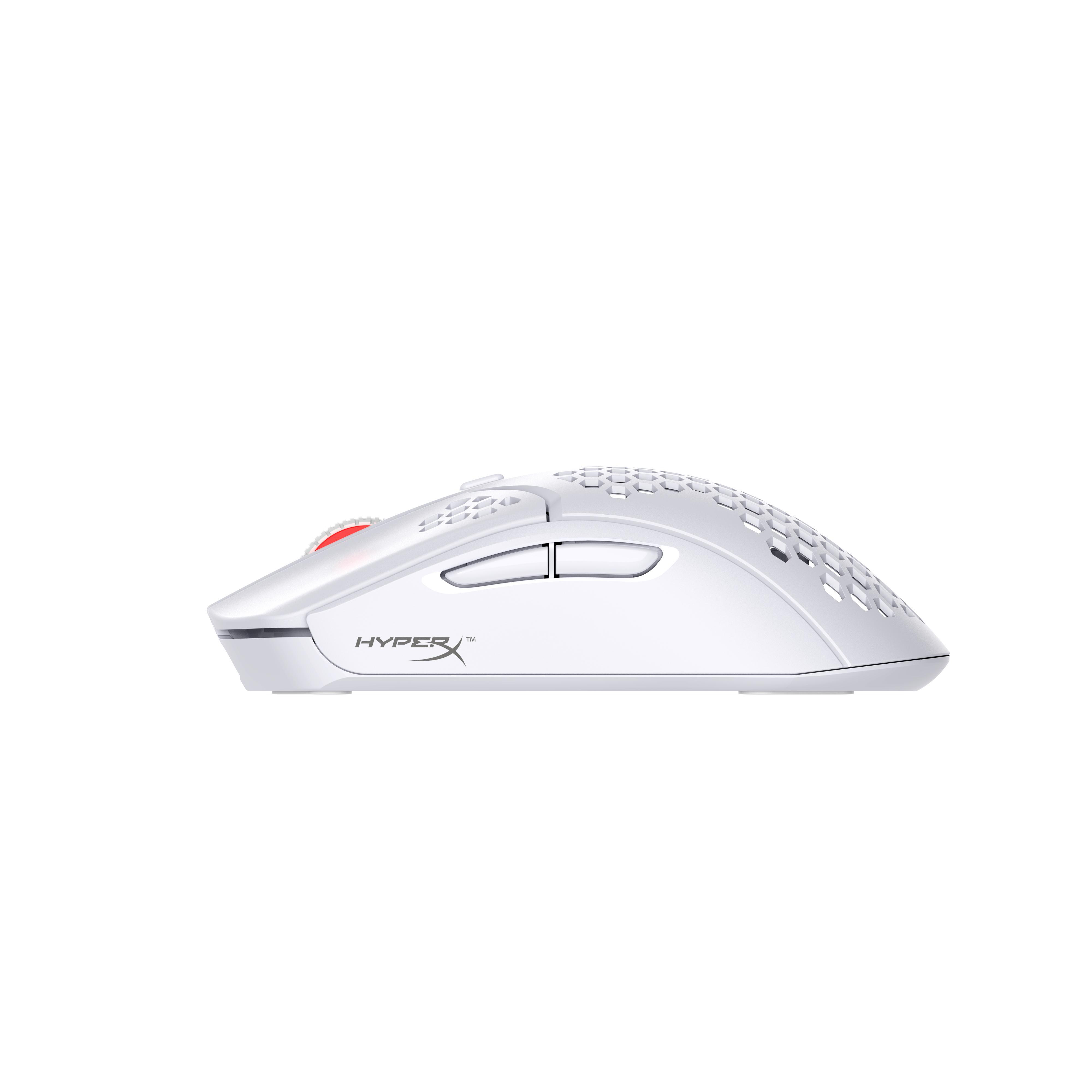 HYPERX Pulsfire Gaming Wireless Weiß Maus, Haste