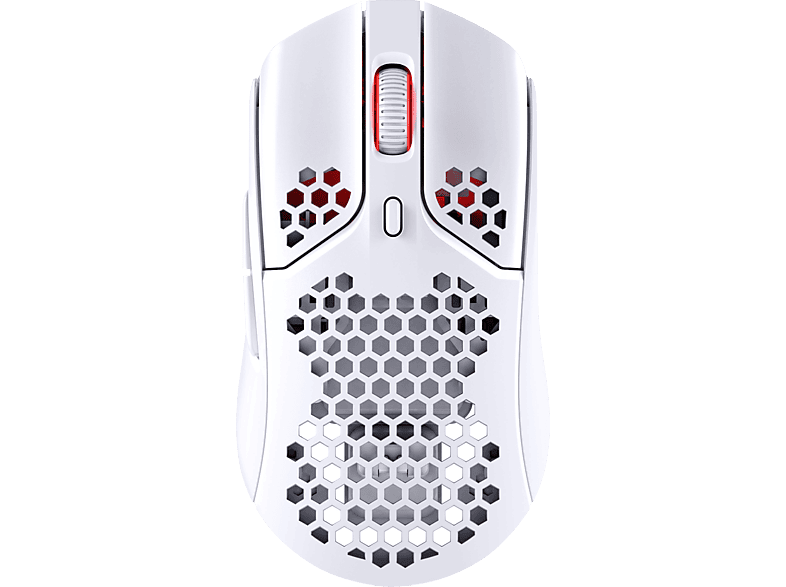 HYPERX Pulsfire Haste Wireless Gaming Maus, Weiß