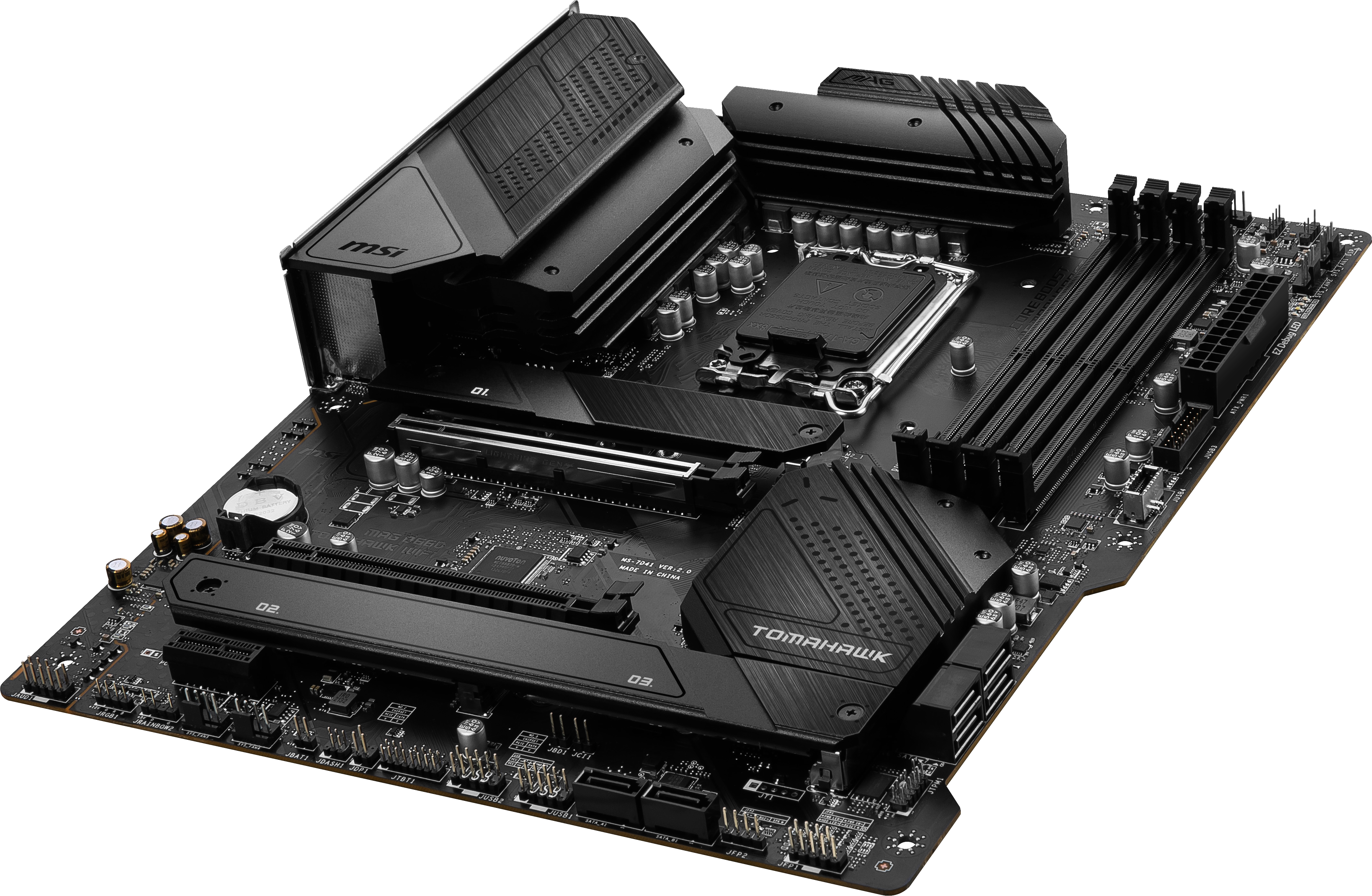 MSI MAG B660 TOMAHAWK WIFI (7D41-012R) Mainboard Schwarz