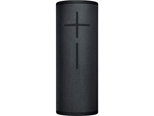 Altavoz inalámbrico - Ultimate Ears Megaboom 3 Night Black, Autonomía 20 h, Sonido 360°, IPX7T, Negro