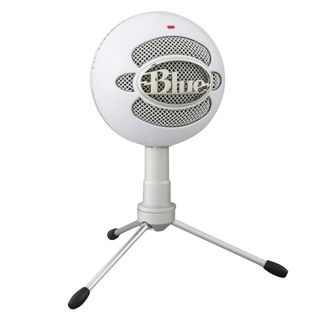Micrófono - Logitech G Snowball Black Ice, USB, Para PC y Mac, Captación cardioide para streaming, Soporte ajustable, Blanco
