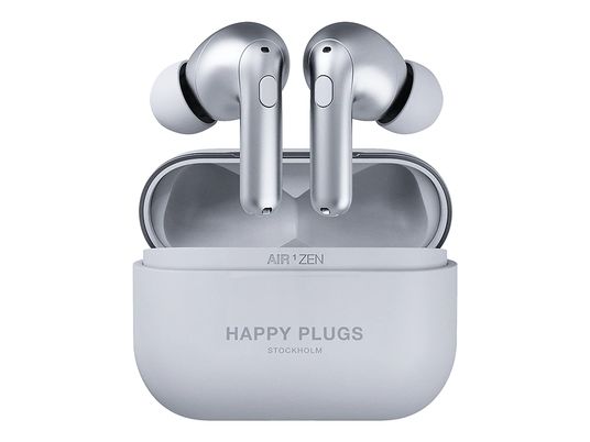 HAPPY PLUGS Air 1 Zen - True Wireless Kopfhörer (In-ear, Silber)