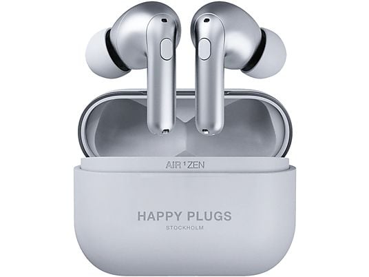 HAPPY PLUGS Air 1 Zen - Écouteurs True Wireless (In-ear, Argent)