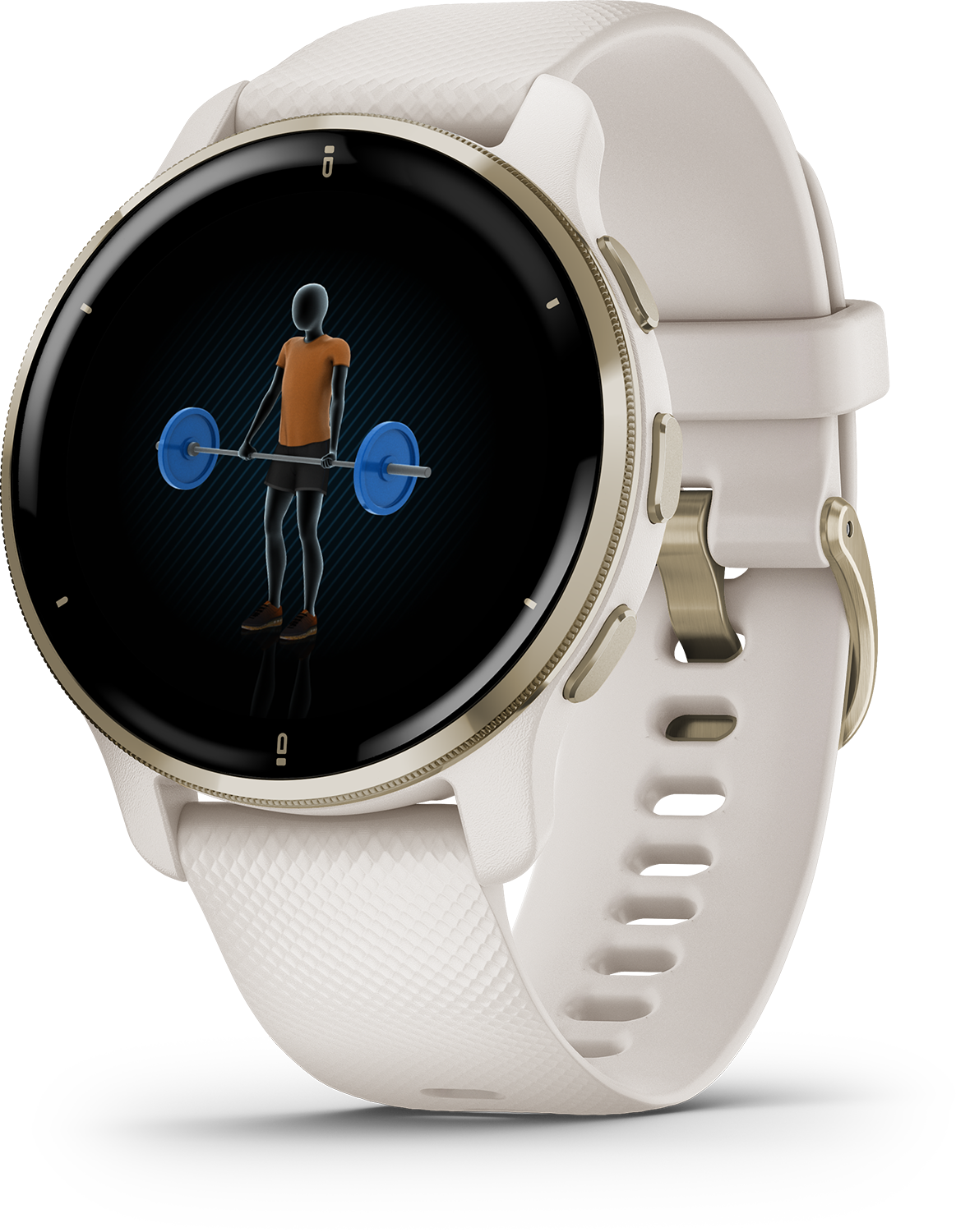 GARMIN Venu 2 Plus Goud/Ivoor