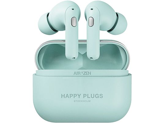 HAPPY PLUGS Air 1 Zen - Cuffie True Wireless (In-ear, verde menta)