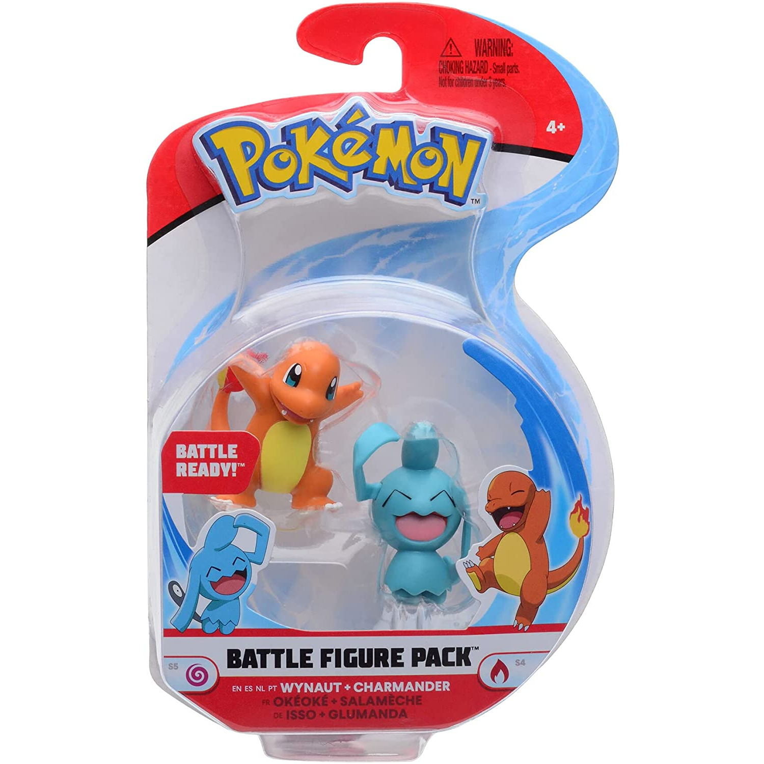 Pack de figuras de batalla Pokémon. Incluye dos figuras.