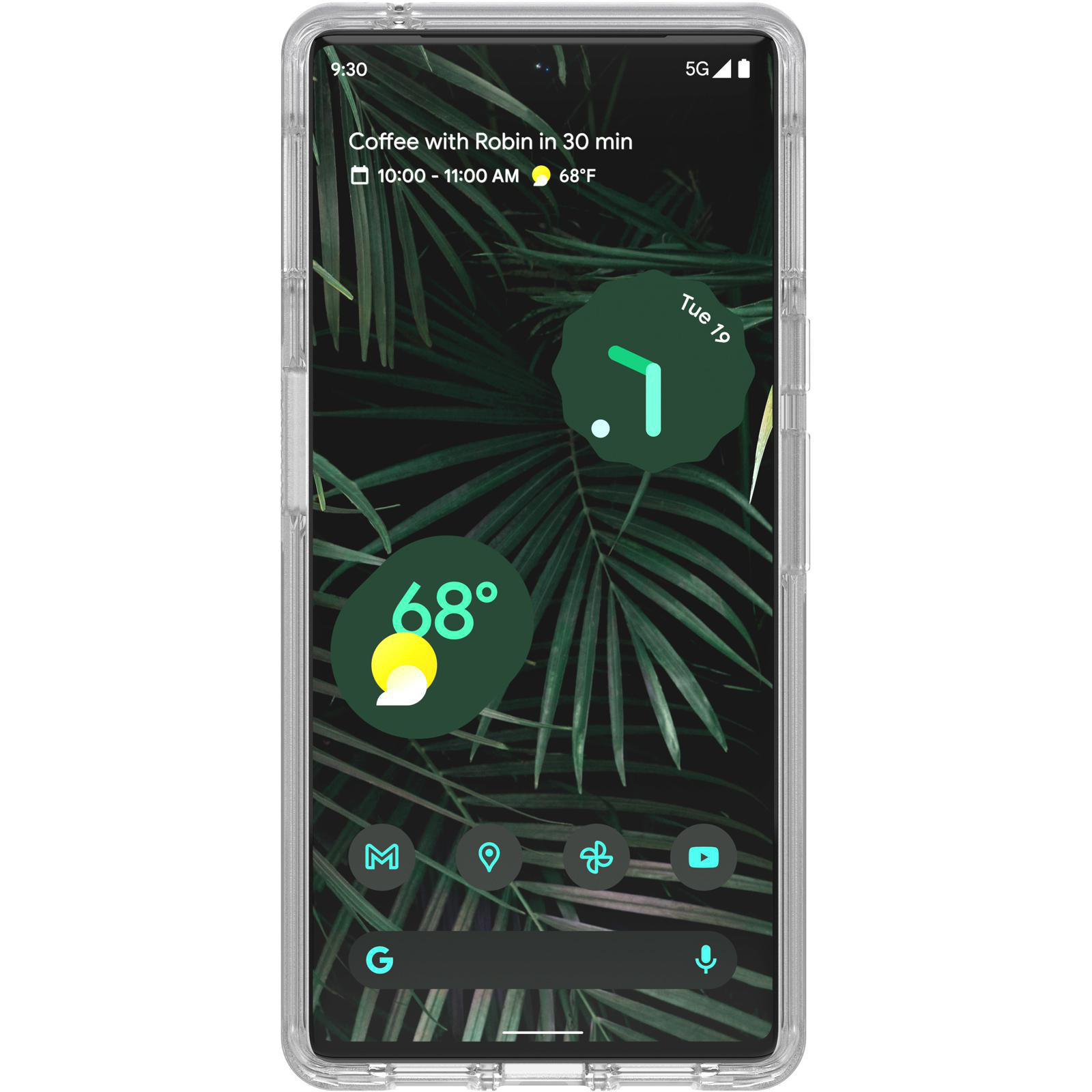 OTTERBOX Symmetry Series, Pixel Pro, Clear Backcover, 6 Google