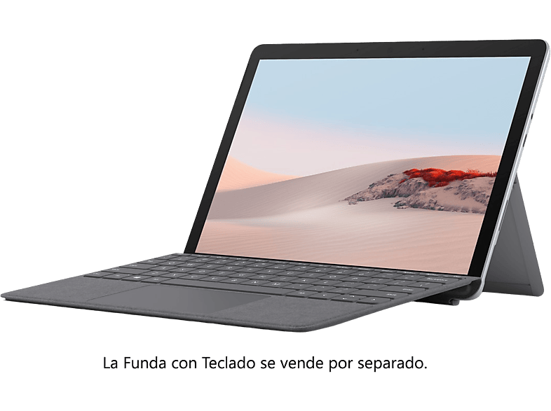 REACONDICIONADO Seminuevo Bueno Convertible 2 en 1 - Microsoft Surface Go 2, 10.5", Intel® Pentium® Gold 4415Y, 4 GB RAM, 64 GB, W10, Plata