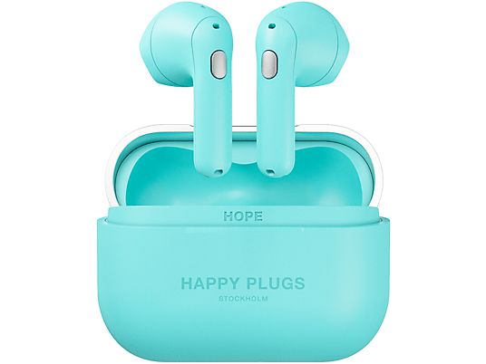 HAPPY PLUGS Hope - True Wireless Kopfhörer (In-ear, Türkis)
