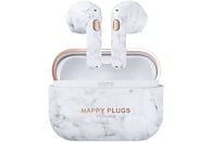 HAPPY PLUGS Hope - Cuffie senza fili reali (In-ear, Bianco marmo)