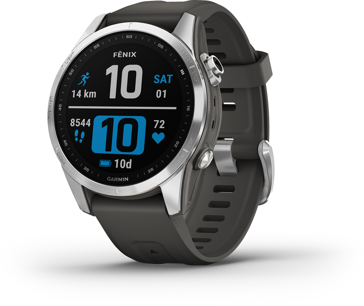 GARMIN fenix 7S Zilver/Grafiet