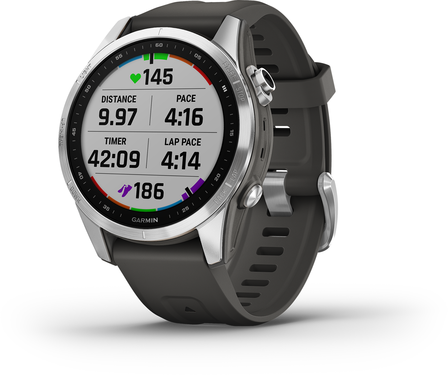 GARMIN fenix 7S Zilver/Grafiet