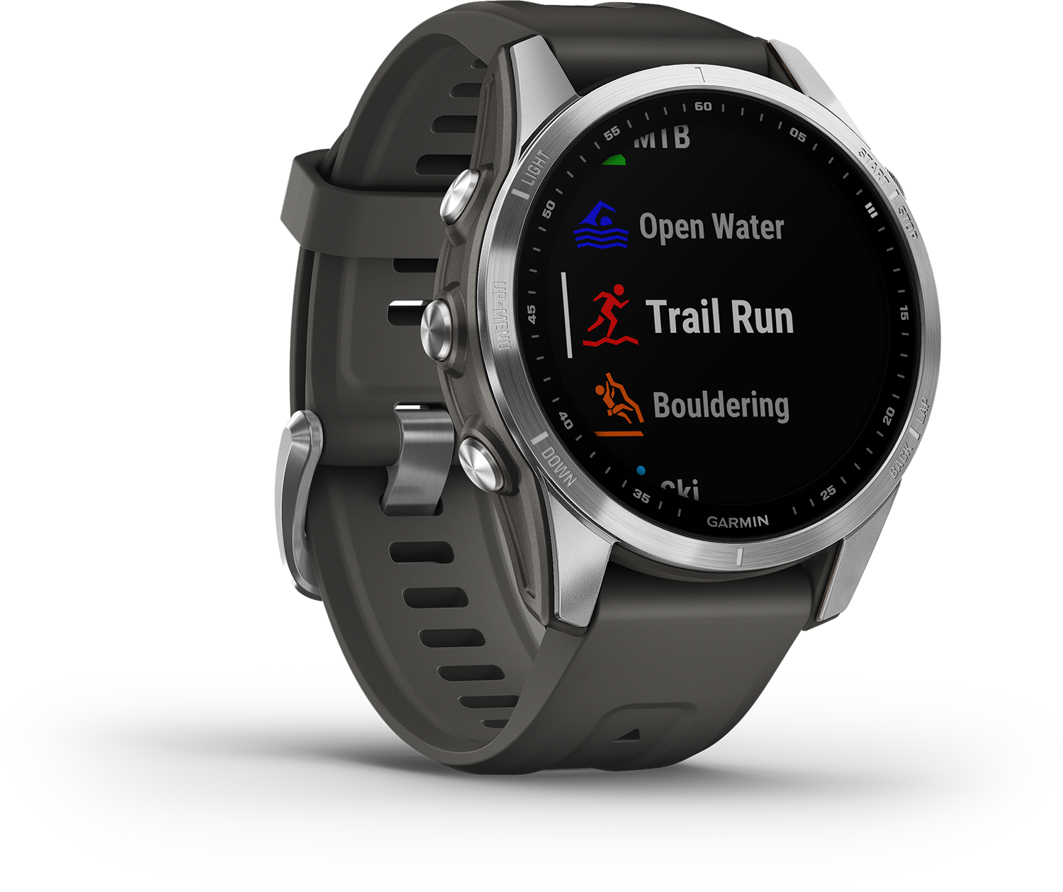 GARMIN fenix 7S Zilver/Grafiet