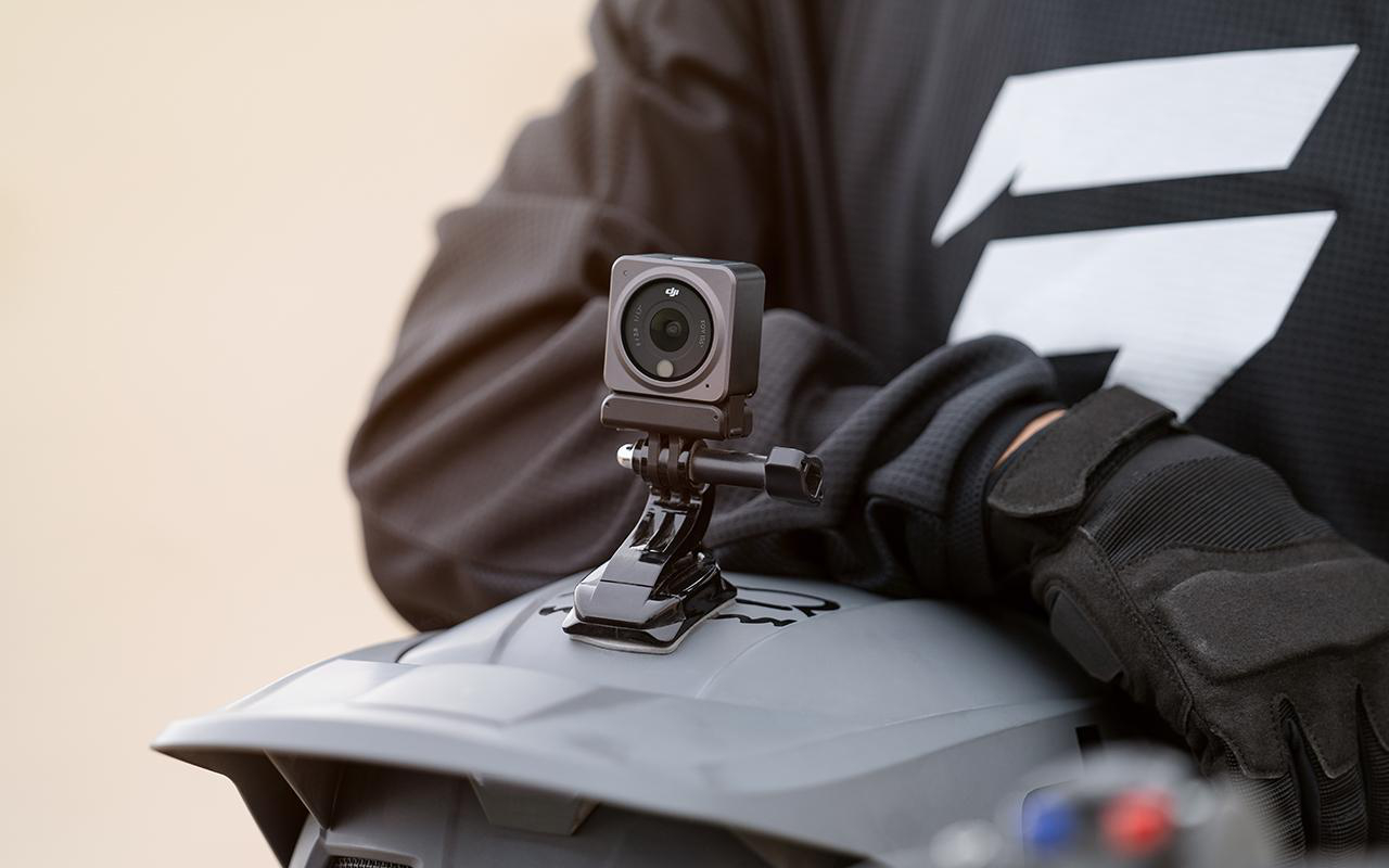 DJI ACTION 2, Adapterhalterung, Schwarz