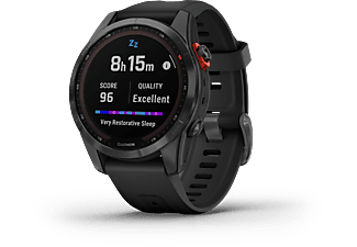 GARMIN fenix 7S Solar Donkergrijs/Zwart
