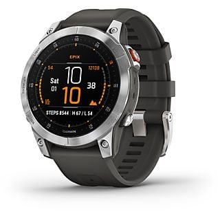 GARMIN Epix 2 Zilver/Donkergrijs