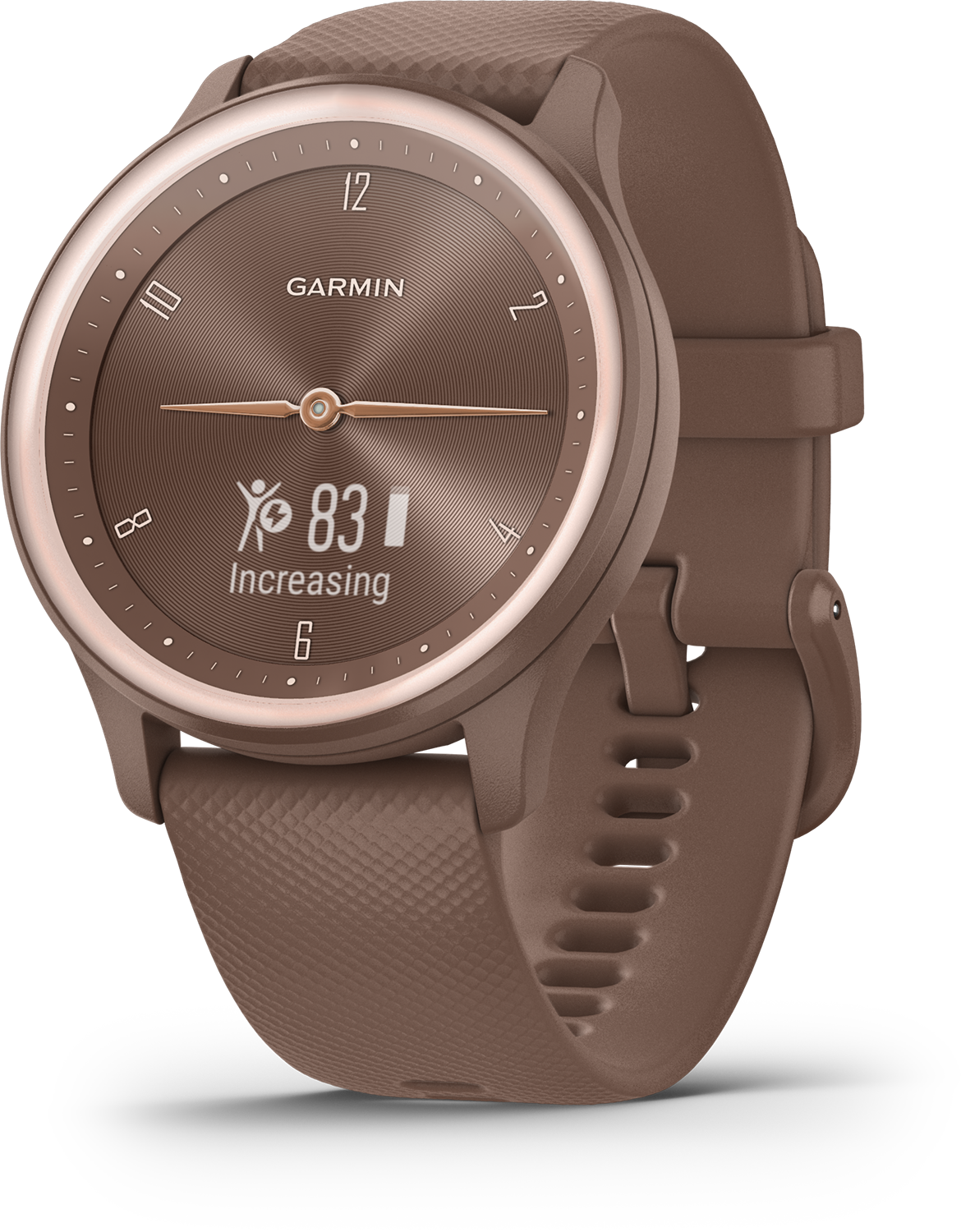 Garmin Vivomove Sport Goud/bruin