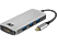 ACT AC7024 USB Type-C multiadapter, 1x HDMI 4K, 4x USB-A, alumínium ház