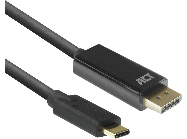 ACT AC7325 USB 3.2 Gen 1 Type-C DisplayPort 1.2 kábel, max 4K, 60Hz, 2 méter