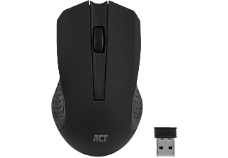 ACT AC5105 vezeték nélküli optikai egér, 1000 dpi, fekete