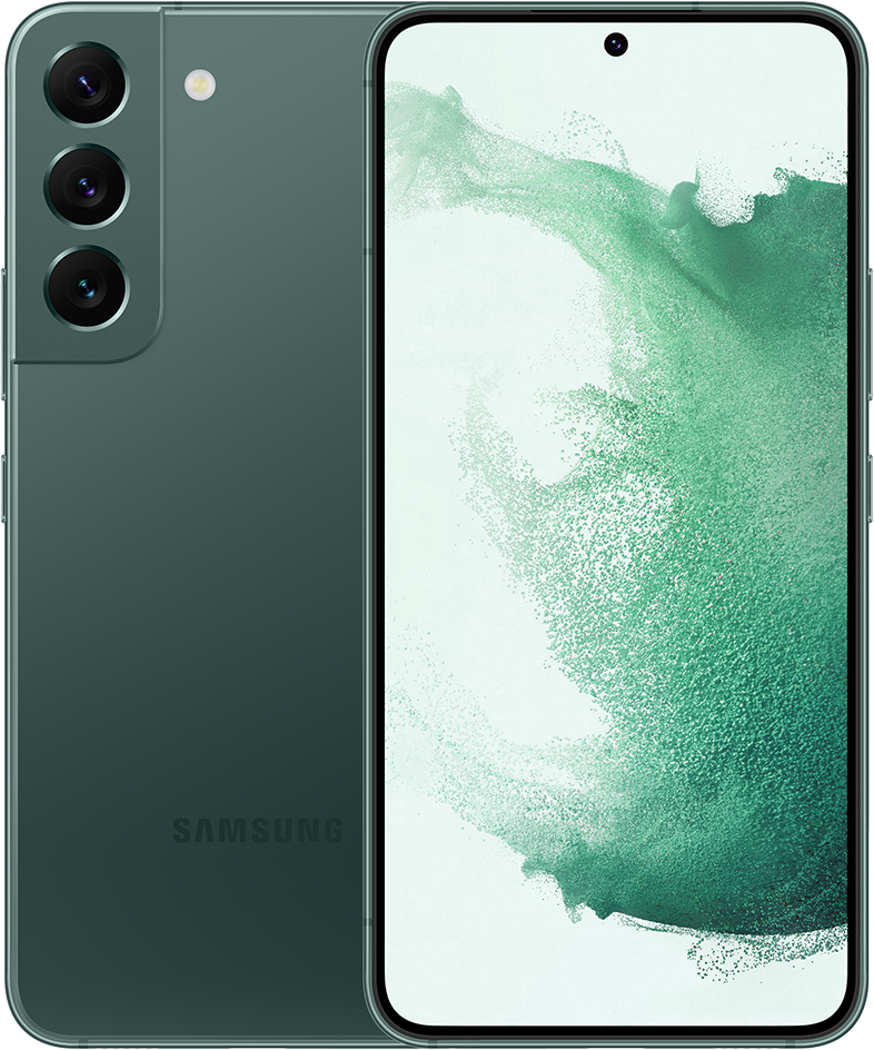 SAMSUNG Galaxy S22 8/128 GB DualSIM Zöld Kártyafüggetlen Okostelefon (SM-S901 )