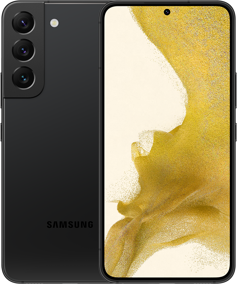 SAMSUNG Galaxy S22 8/256 GB DualSIM Fantomfekete Kártyafüggetlen Okostelefon (SM-S901 )