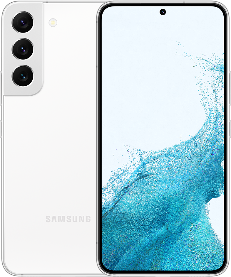 SAMSUNG Galaxy S22 8/256 GB DualSIM Fantomfehér Kártyafüggetlen Okostelefon (SM-S901 )