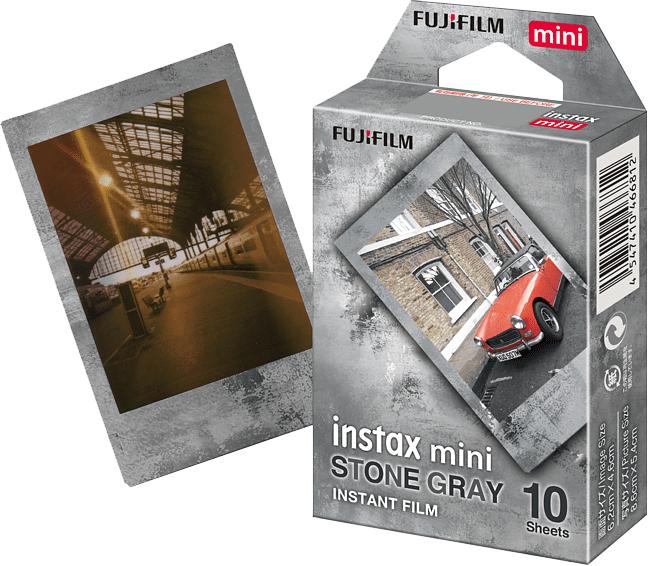 FUJIFILM 16754043 Instax Mini Film Stone Gray 10 Kép - Instant Formátumú Fényképezőgéphez