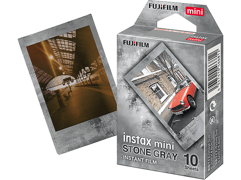 FUJIFILM 16754043 Instax Mini Film Stone Gray 10 Kép - Instant Formátumú Fényképezőgéphez