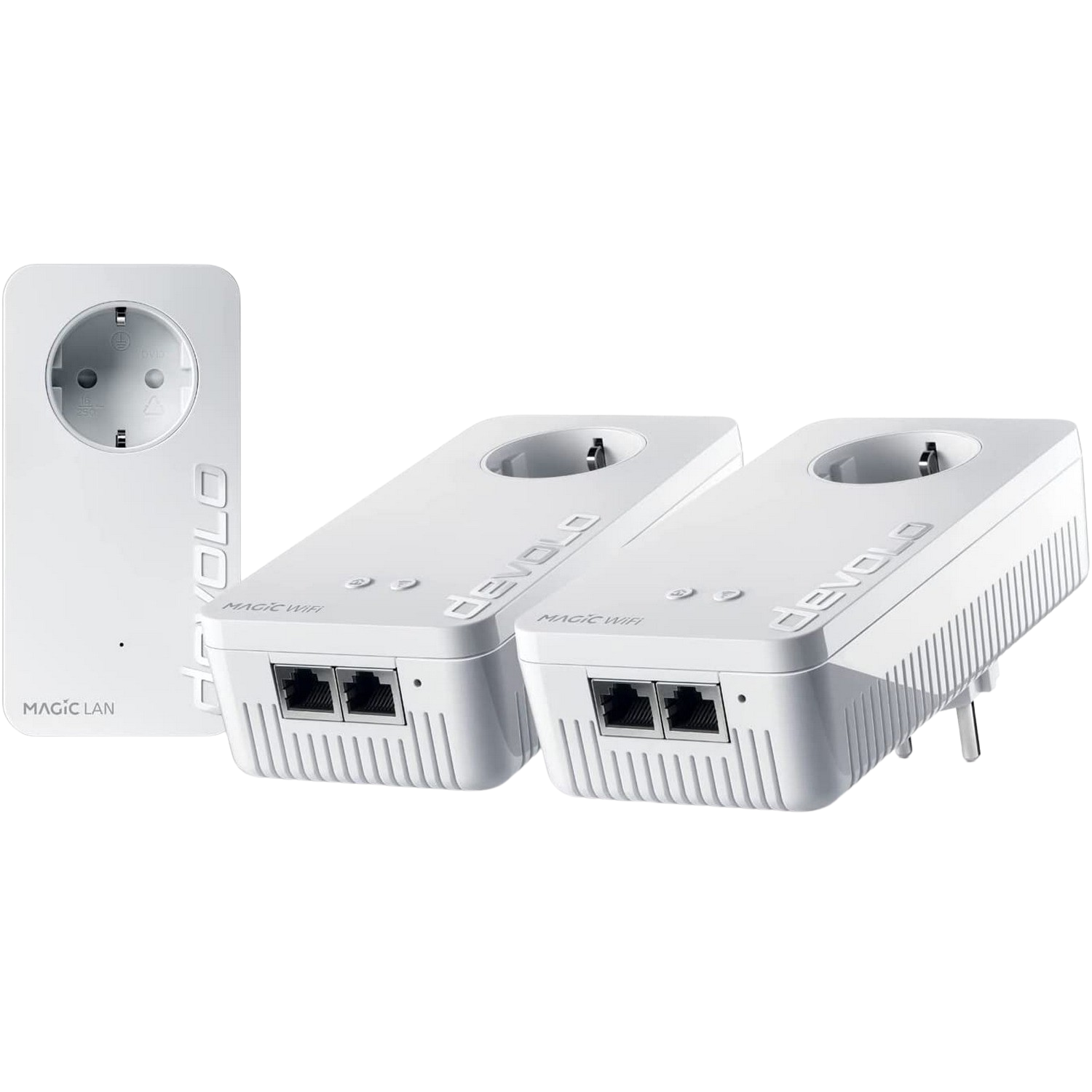 Adaptador Wi-Fi - Devolo Magic 2 WiFi 6 Multiroom Kit , 5 GHz hasta 1201 Mbps, MU-MIMO, 3 unidades, Blanco