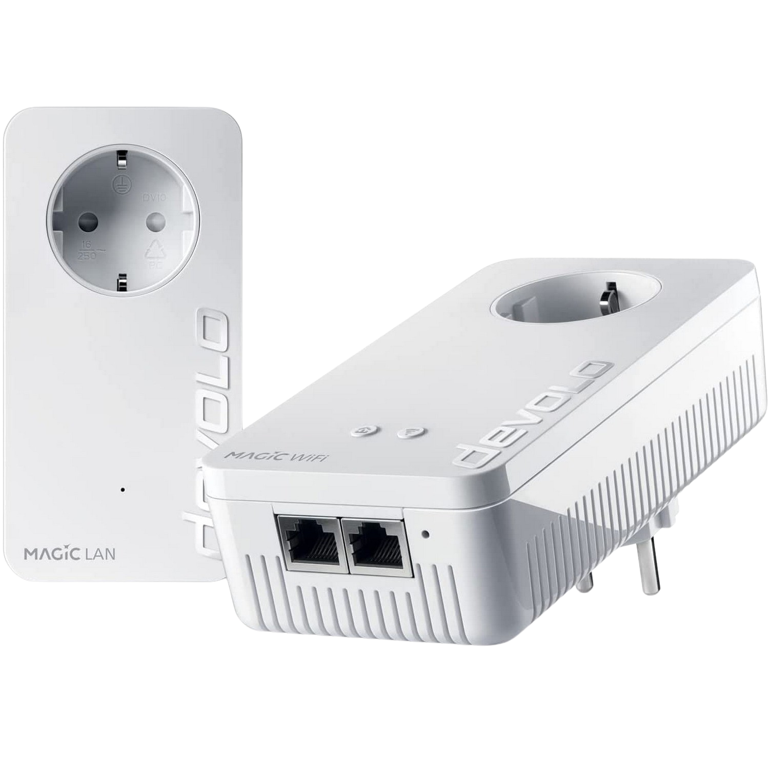 Adaptador Wi-Fi - Devolo Magic 2 WiFi 6 Starter Kit, 5 GHz hasta 1201 Mbps, MU-MIMO, 2 unidades, Blanco