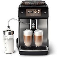 MediaMarkt SAECO GranAroma Deluxe SM6685/00 Volautomatische Espressomachine Zwart aanbieding