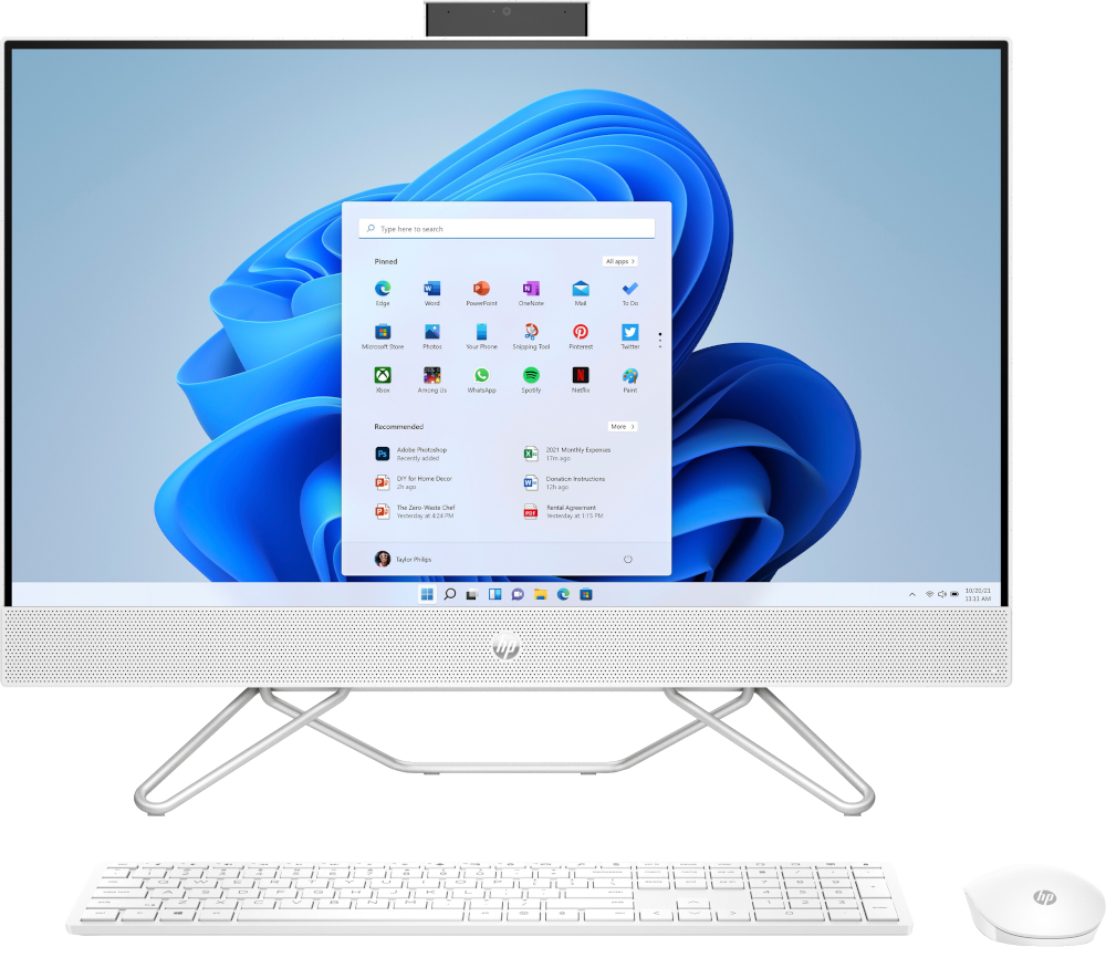 HP All-in-one PC 27-cb0002nb AMD Ryzen 5 5500U (548R6EA)