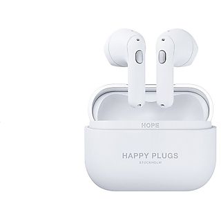HAPPY PLUGS Hope - Cuffie True Wireless (in-ear, bianco)