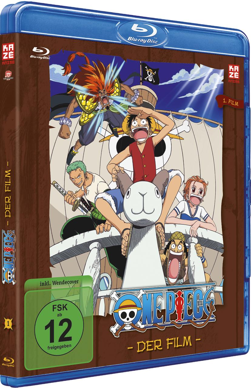 Eine Blu-ray-Disc-Hülle für den Anime-Film 'One Piece Film - Der Film'.