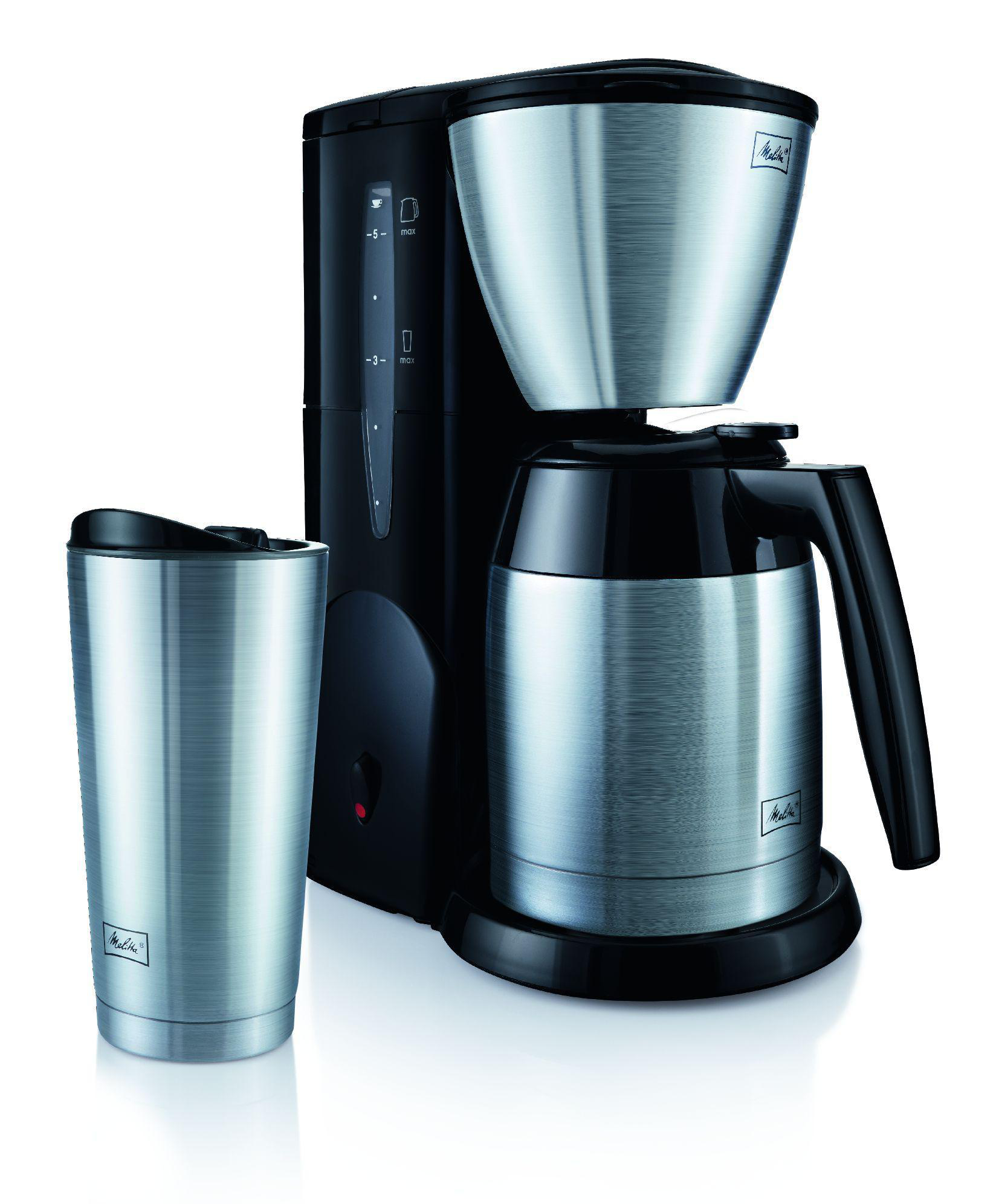 MELITTA Single5 Therm M 728 Kaffeemaschine Silber/Schwarz