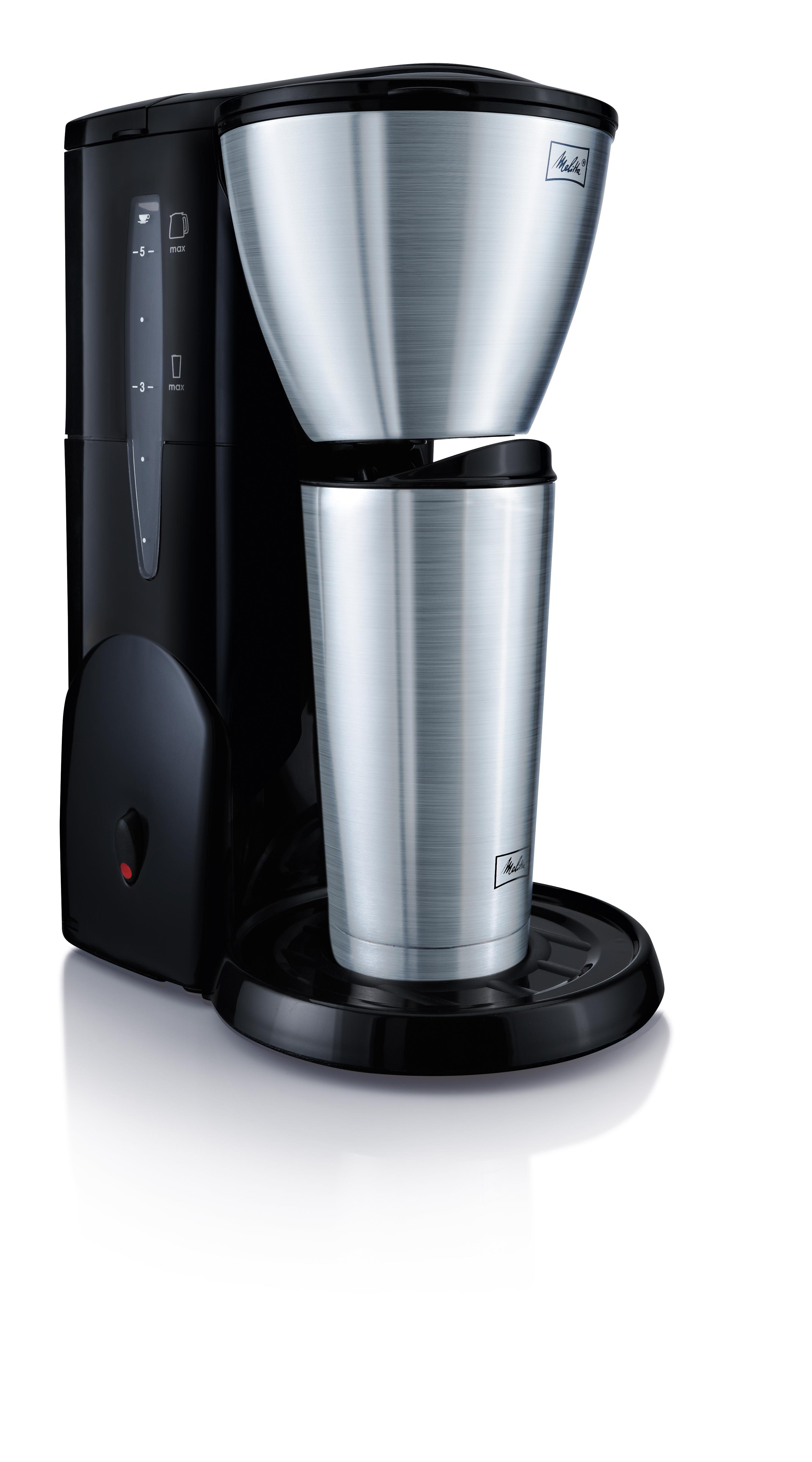 MELITTA Single5 Therm M 728 Kaffeemaschine Silber/Schwarz