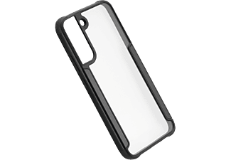 HAMA Cover Metallic Frame für Samsung Galaxy S22+ (5G), Transparent/Schwarz