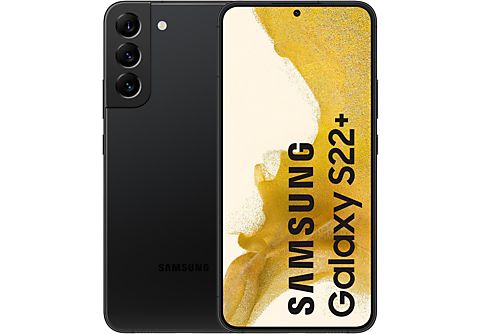 Móvil - Samsung Galaxy S22+ 5G, Black, 128 GB, 8 GB RAM, 6.6" FHD+, Exynos 2200, 4500 mAh, Android 12