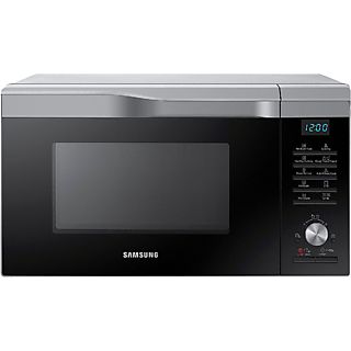 Microondas con horno - Samsung MC28M6055CS, 900W, 6 niveles, HotBlast, 28l, Grill, Negro/Plata